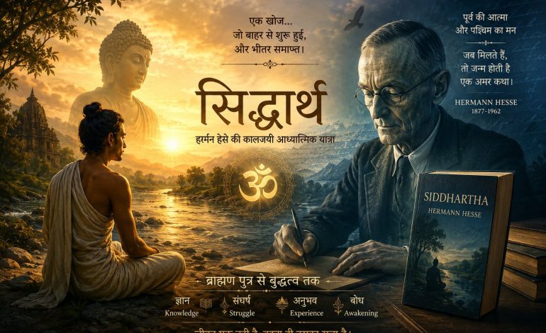 सिद्धार्थ: स्वयं की खोज से बुद्धत्व तक — हर्मन हेसे और एक अनंत आध्यात्मिक यात्रा