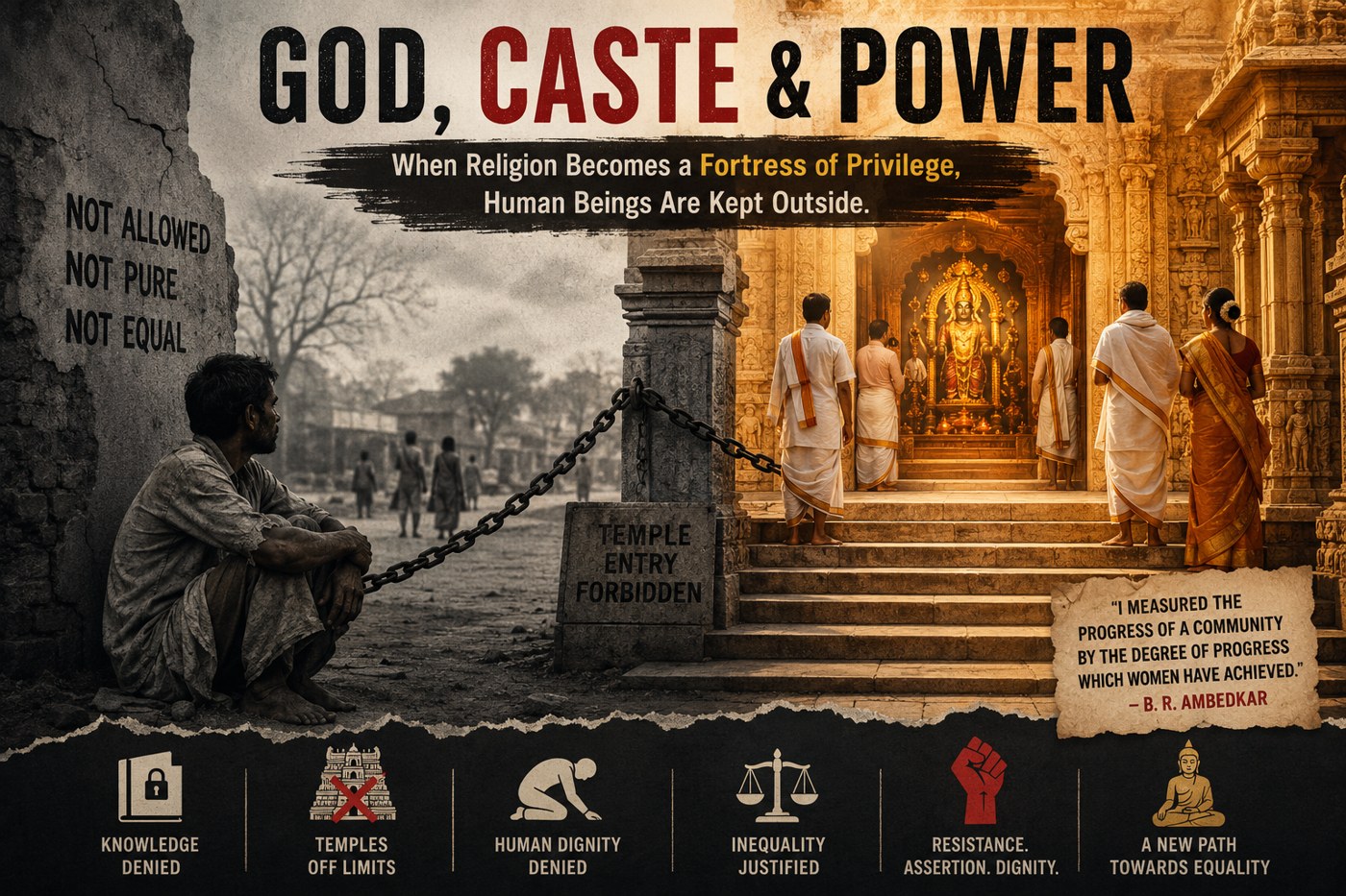God, Caste, and Power: How Religion of Privileged Shaped Caste System in India