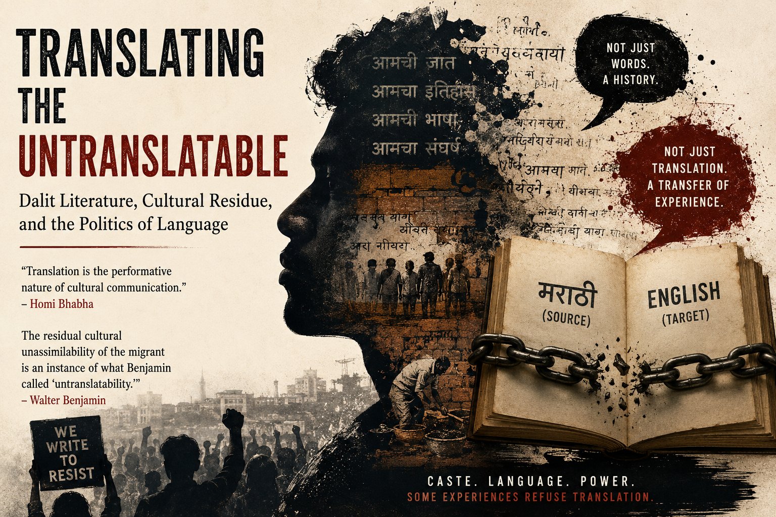 Translating the Untranslatable: Dalit Literature, Cultural Residue, and the Politics of Language