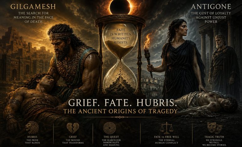 When Grief Defies Fate: How The Epic of Gilgamesh and Antigone Invented the Tragic Human Condition