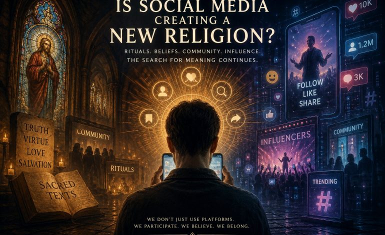 The Algorithm and the Altar: Is Social Media Creating a New Religion?
