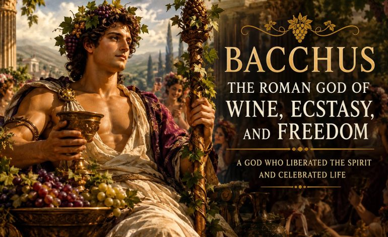 The God of Wine, Freedom and Ecstasy: Bacchus