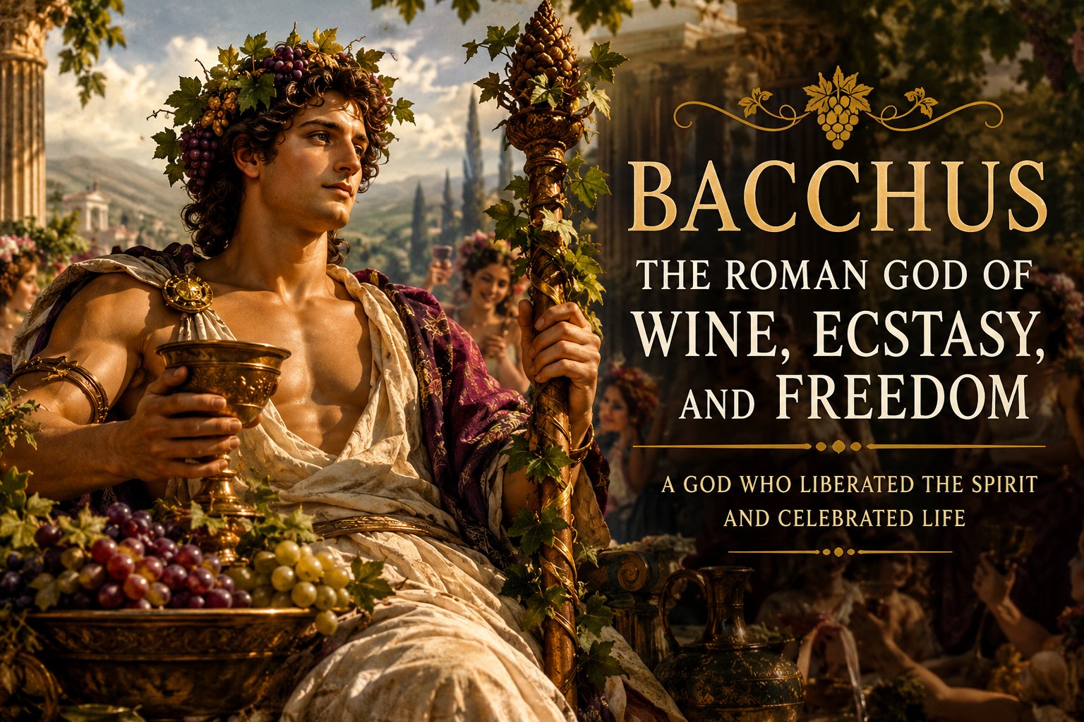 The God of Wine, Freedom and Ecstasy: Bacchus