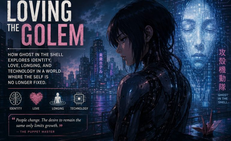 Loving the Golem: What Ghost in the Shell Reveals About Identity, Desire, and the Human-Machine Divide