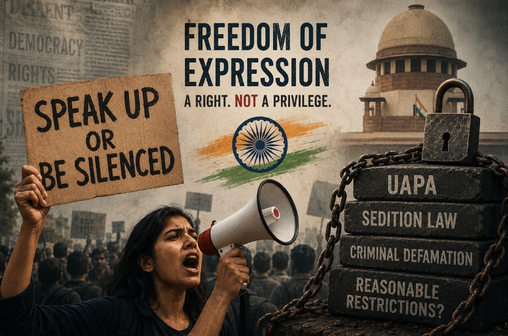 The Shrinking Space for Free Speech in India:When Dissent Becomes a Crime