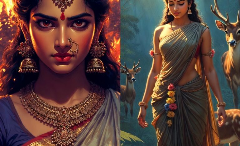 कन्नगी और शकुंतला: भारतीय साहित्य की दो अमर नायिकाएँ – न्याय की ज्वाला और प्रेम की मूर्ति!