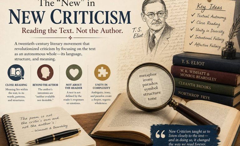The “New” in New Criticism: How a Literary Revolution Changed the Way We Read