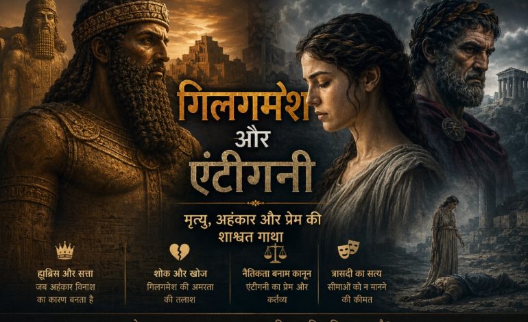 मृत्यु, अहंकार और प्रेम: कैसे गिलगमेश और एंटीगनी आज भी हमारी कहानी कहते हैं