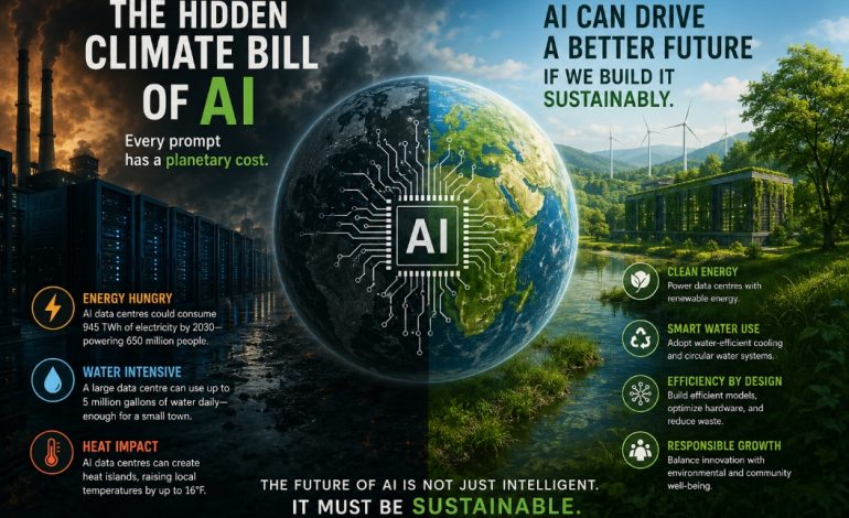 The Hidden Climate Bill of AI: Every Prompt Has a Planetary Price