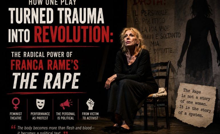 How One Play Turned Trauma into Revolution: The Radical Power of Franca Rame’s The Rape