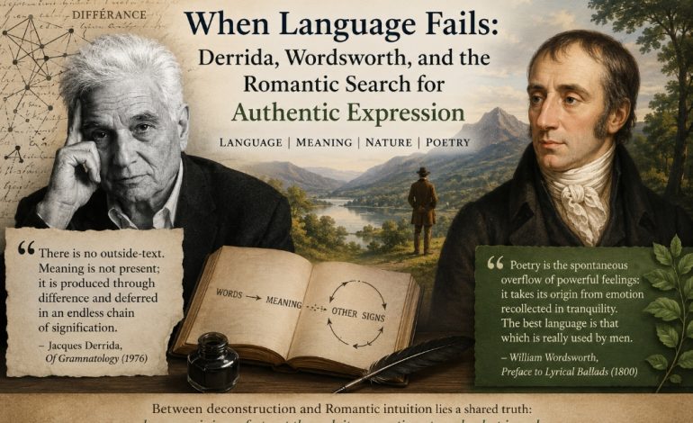 When Language Fails: Derrida, Wordsworth, and the Romantic Search for Authentic Expression