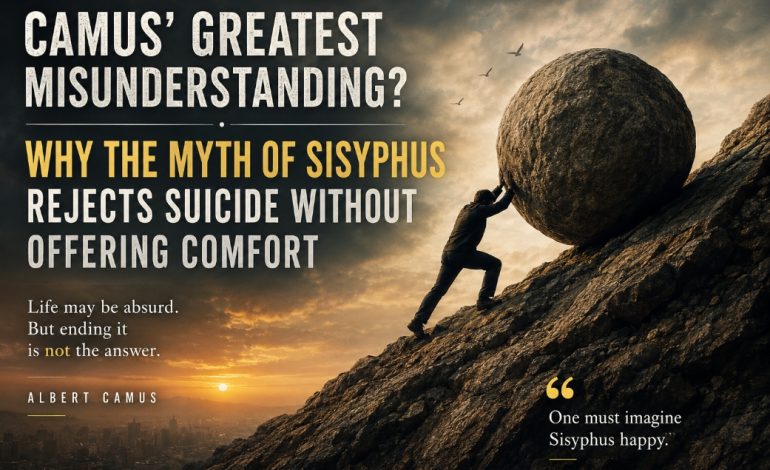 Camus’ Greatest Misunderstanding? Why The Myth of Sisyphus Rejects Suicide Without Offering Comfort
