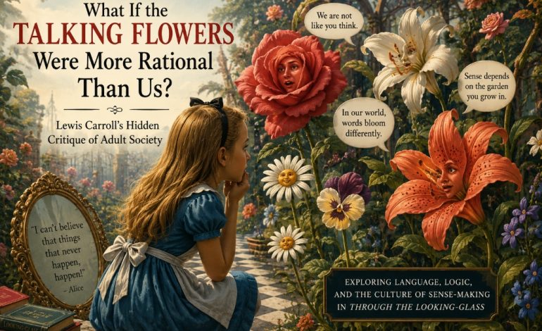 What If the Talking Flowers Were More Rational Than Us? Lewis Carroll’s Hidden Critique