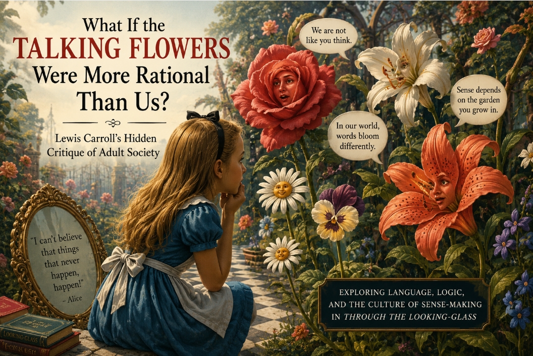 What If the Talking Flowers Were More Rational Than Us? Lewis Carroll’s Hidden Critique
