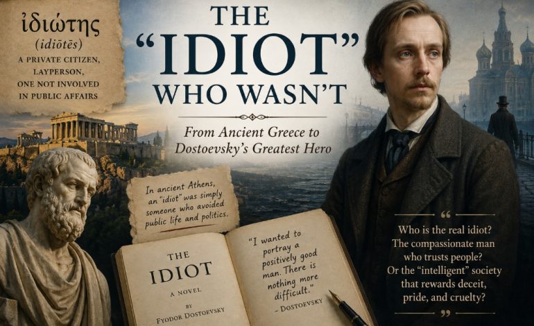 The “Idiot” Who Wasn’t: How a Greek Citizen Became Dostoevsky’s Greatest Hero