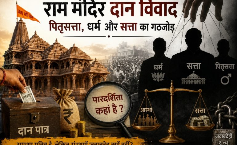 राम मंदिर दान विवाद: जब आस्था, पितृसत्ता और सत्ता एक-दूसरे की ढाल बन जाते हैं