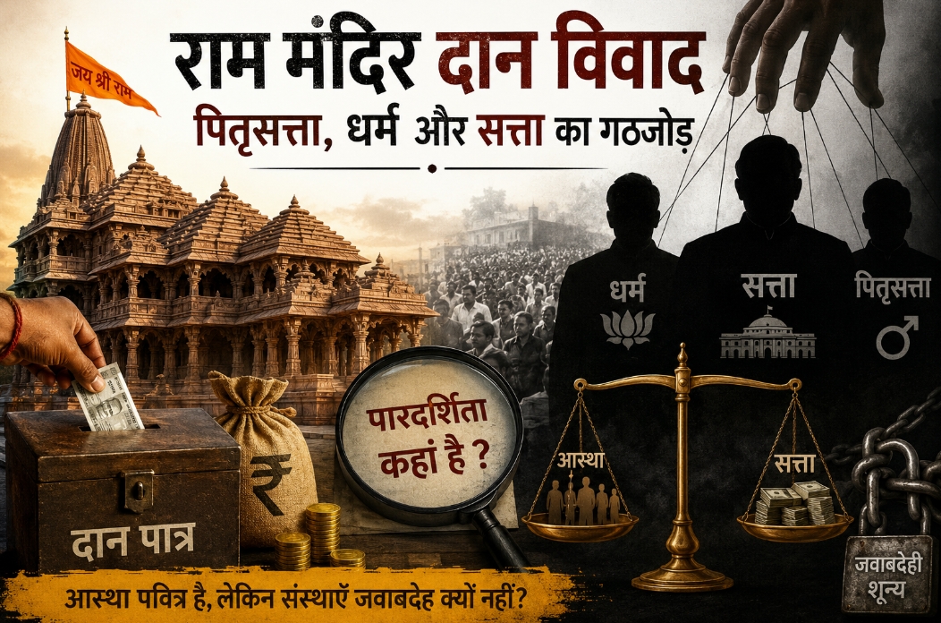 राम मंदिर दान विवाद: जब आस्था, पितृसत्ता और सत्ता एक-दूसरे की ढाल बन जाते हैं
