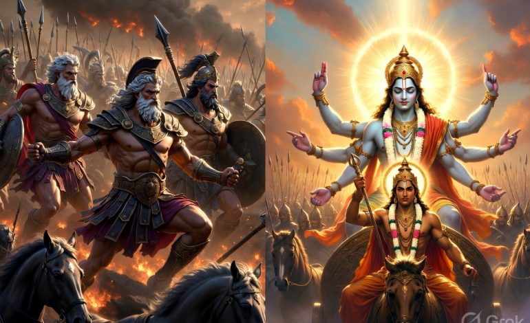 होमर और वेदव्यास के देवता: ग्रीक और भारतीय महाकाव्यों में ईश्वर का अनोखा चित्रण