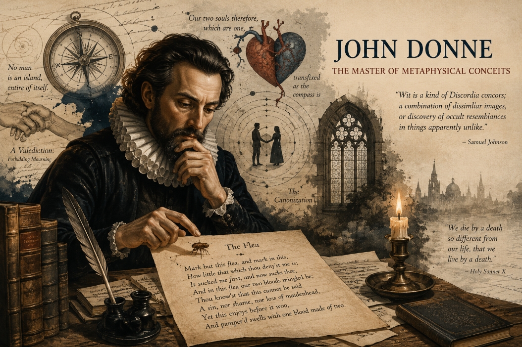 John Donne’s Metaphysical Conceits: How The Flea Revolutionized English Love Poetry