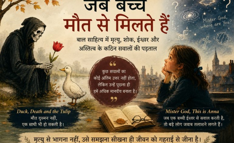 जब बच्चे मौत से मिलते हैं: Duck, Death and the Tulip और Mister God, This Is Anna हमें क्या सिखाते हैं?