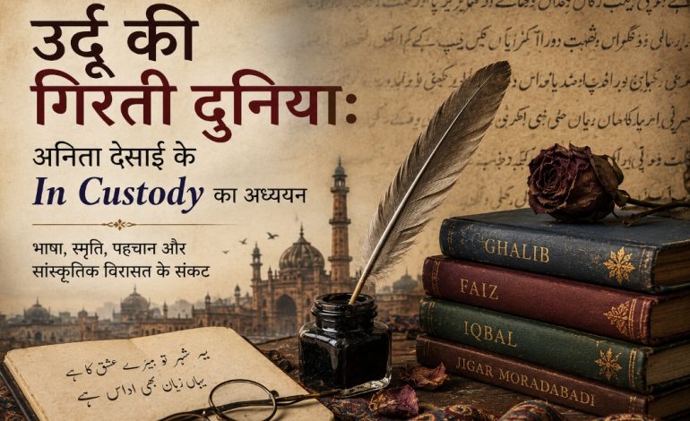 उर्दू की गिरती हुई दुनिया: अनिता देसाई के In Custody में भाषा, स्मृति और सांस्कृतिक क्षय