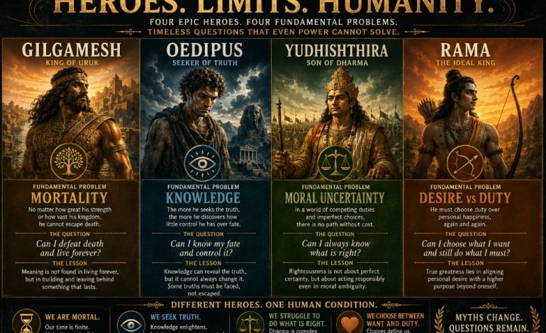 The Things AI Cannot Solve: Ancient Heroes and the Limits of Human Existence