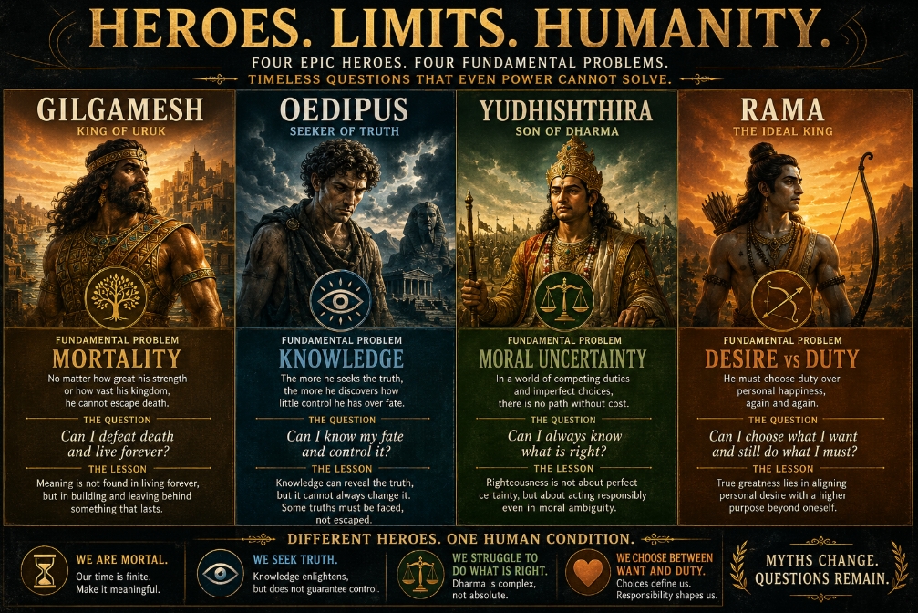 The Things AI Cannot Solve: Ancient Heroes and the Limits of Human Existence