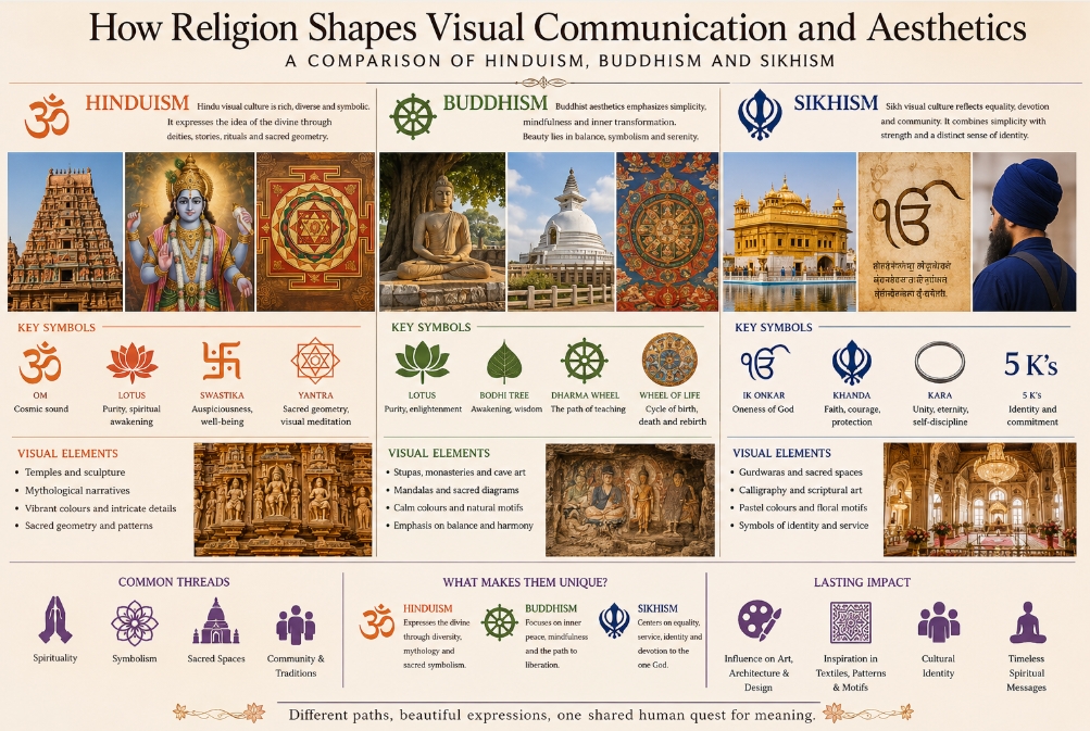 How Hinduism, Buddhism and Sikhism Shape Art, Design & Visual Culture
