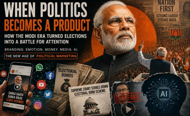 When Politics Becomes a Product: How the Modi Era Turned Elections into a Battle for Attention