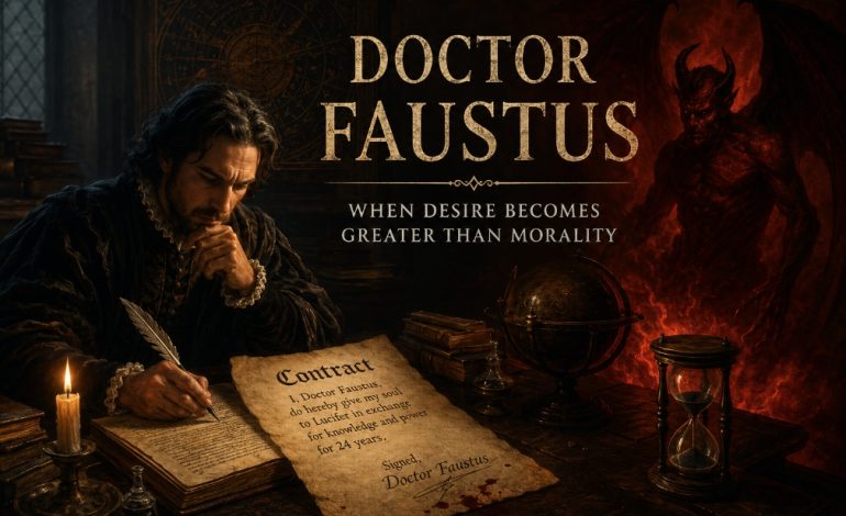 Doctor Faustus: जब इच्छा नैतिकता से बड़ी हो जाती है