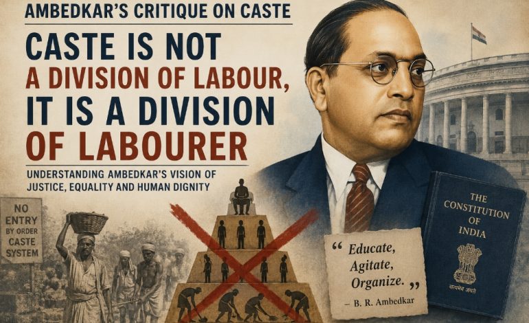 Ambedkar on Caste: Understanding the “Division of Labourers”