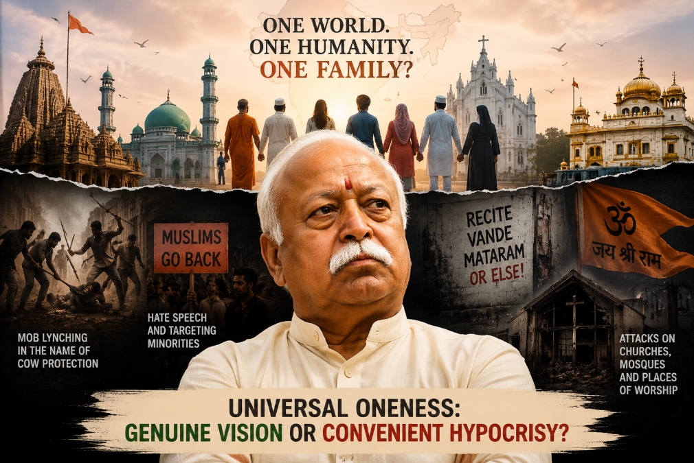 The Test of Mohan Bhagwat’s Universal Oneness: One World, One Humanity—or One Nation, One Identity?