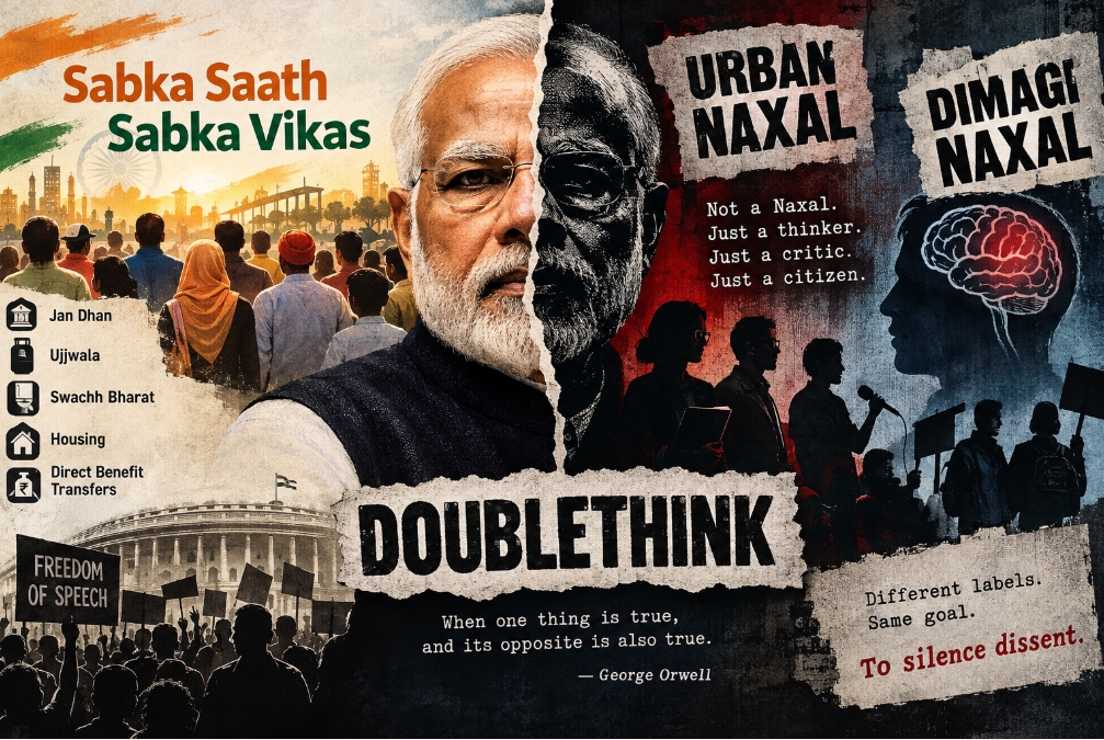 Orwellian doublethink in the Modi era: The Republic of Two Truths