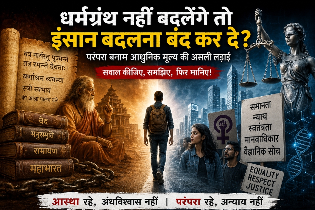 धर्मग्रंथ बनाम आधुनिक समाज: क्या पुराने नियम 21वीं सदी के इंसान पर लागू हो सकते हैं?