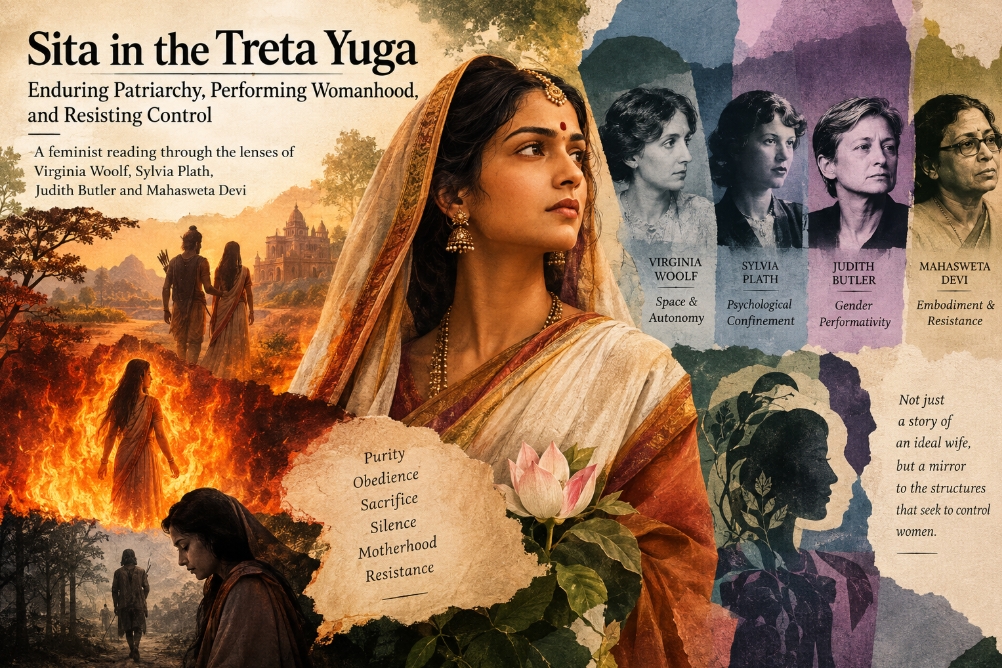Sita Enduring Patriarchy: through Woolf, Plath, Butler and Mahasweta Devi