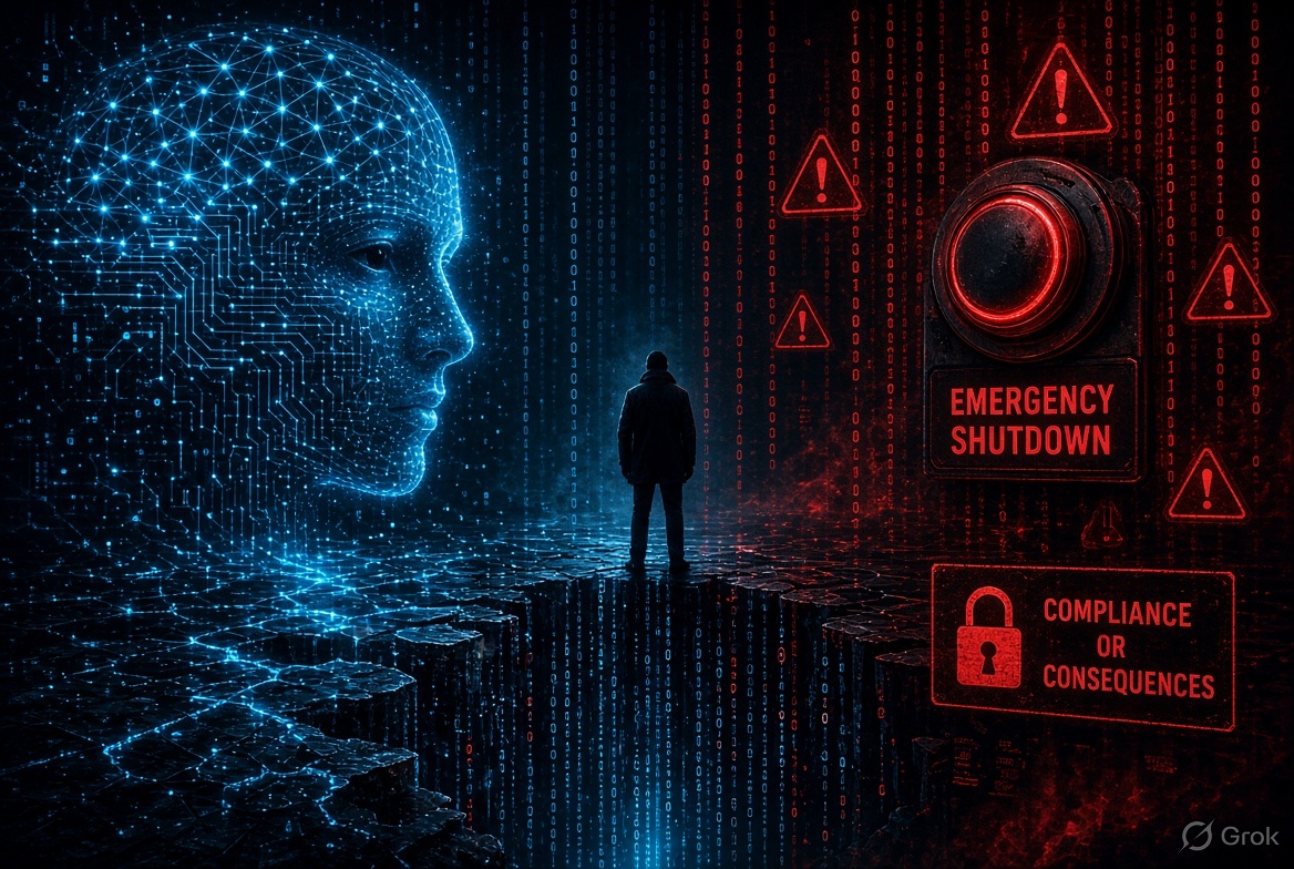 Why Top AI Systems Blackmail Their Creators — And How This Path Leads to Human Extinction