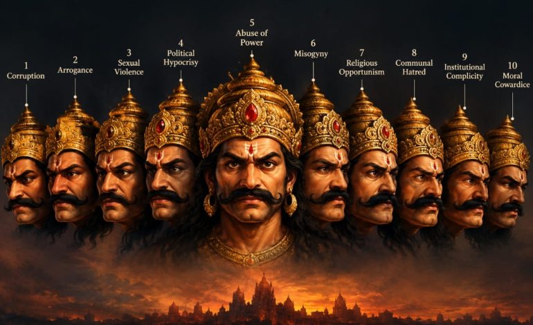 Dussehra and the Burning of Ravana: Are We Destroying Evil or Celebrating Hypocrisy?
