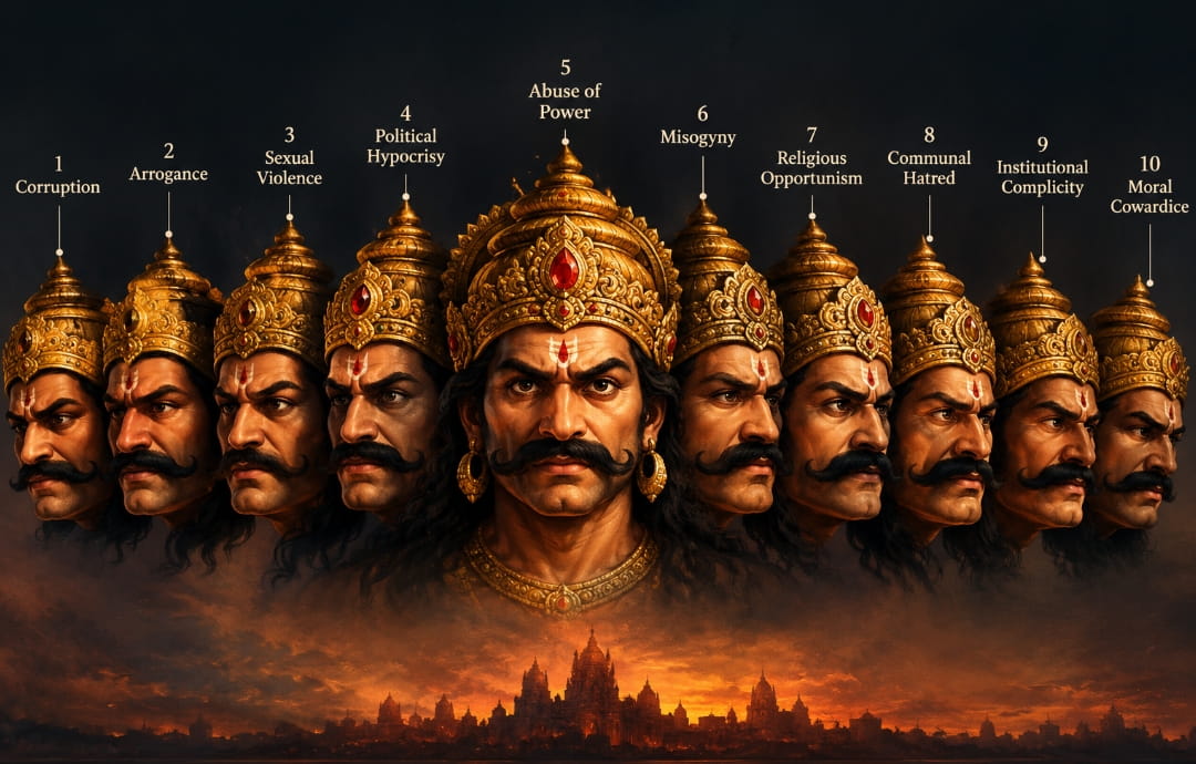 Dussehra and the Burning of Ravana: Are We Destroying Evil or Celebrating Hypocrisy?
